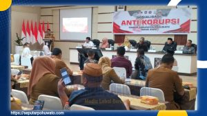 Wujudkan Birokrasi Bersih, ASN dan Legislatif Pohuwato Dibekali Pengetahuan Anti Korupsi