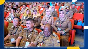 Bersama Presiden, Plt Bupati Suharsi Igirisa Dorong Percepatan Pembangunan Daerah di Rakornas Sentul