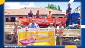 Pani Gold Project Bantu Perahu untuk BPBD Provinsi Gorontalo