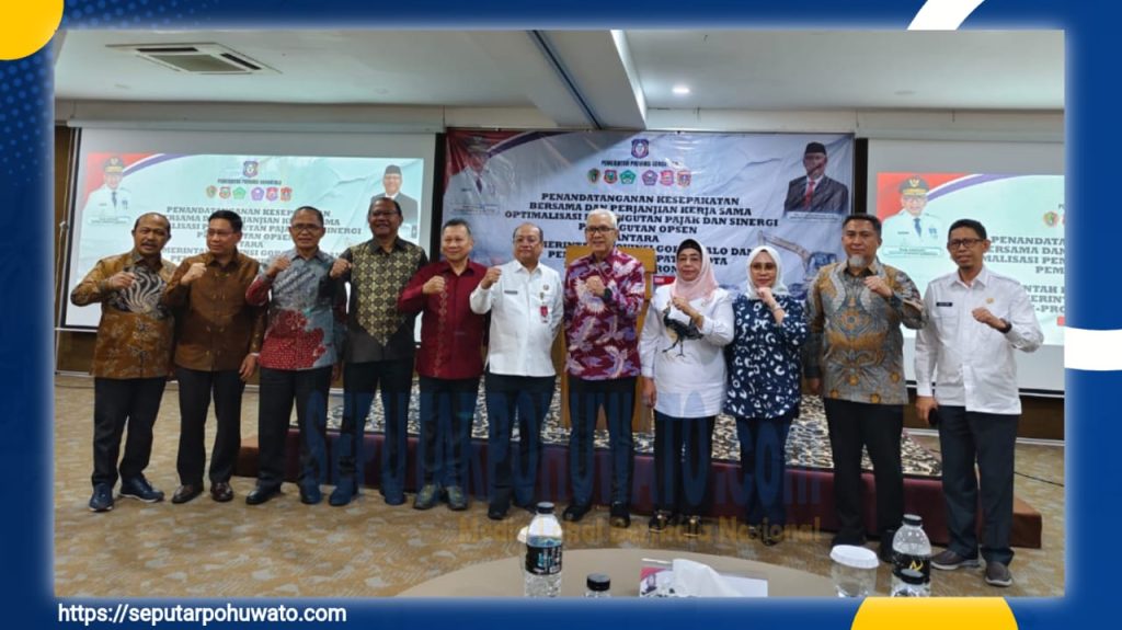 Pemprov Gorontalo dan Pemkab/Pemkot Teken Kesepakatan Sinergi Peningkatan Pajak Daerah