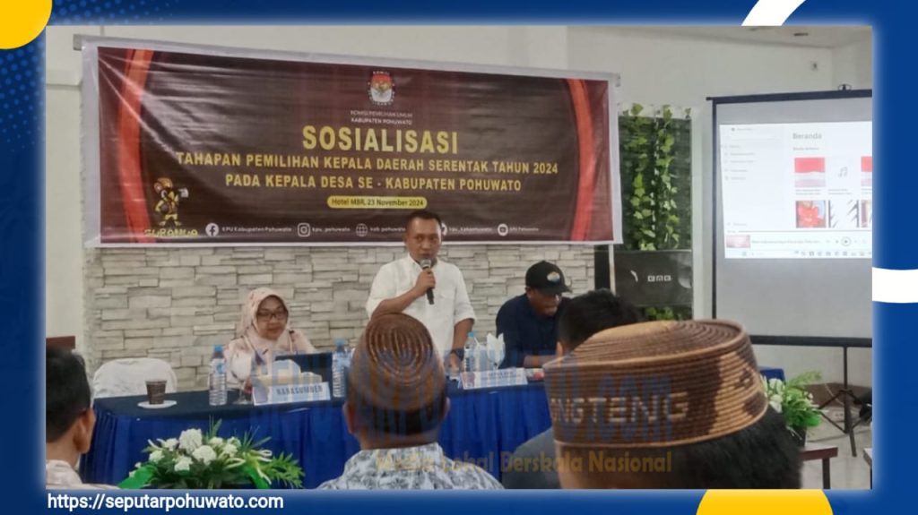 KPU Pohuwato Harapkan Kepala Desa Jadi Motor Penggerak Partisipasi Pemilih di Pilkada 2024