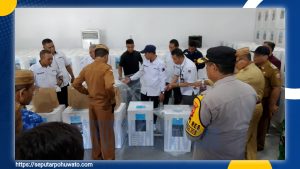 Segel Kotak Suara Cara KPU Pohuwato Jaga Integritas Pemilu