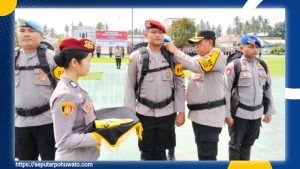 Apel Pergeseran Pasukan Pengamanan TPS Digelar, Polres Pohuwato Pastikan Keamanan Pilkada 2024
