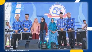 Irson Hanunu dan Papa Iyas Sukses Hibur ASN di HUT Korpri ke-53 di Pohuwato