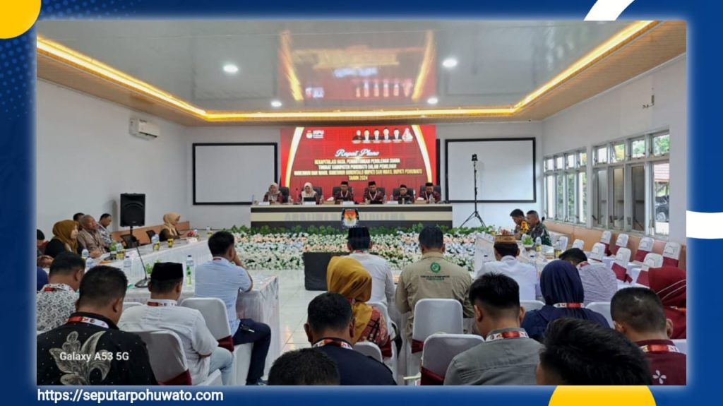 KPU Pohuwato Pastikan Proses Pleno Rekapitulasi Suara Pemilu 2024 Transparan