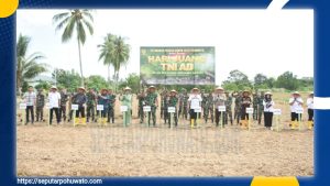 Hari Juang TNI AD ke-79, Brigjen TNI Hari Pahlawantoro Pimpin Penanaman Cabai di Pohuwato