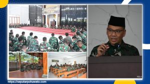 Hari Juang TNI AD, Danrem 133/NW Ajak Prajurit Kenang Jasa Pahlawan Bangsa