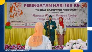 GOW dan TP PKK Pohuwato Gelar Upacara Hari Ibu ke-96, Wabup Suharsi: Perempuan Adalah Kekuatan Bangsa