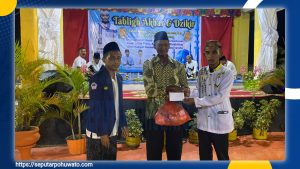 Kolaborasi Pemdes, Penambang, dan Karang Taruna di Dzikir Akbar, 50 Paket Sembako Disalurkan ke Warga Padengo