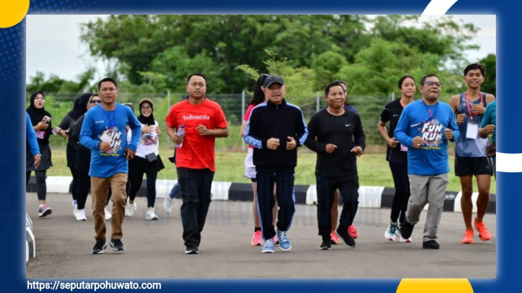 Fun Run HUT ke-23 Randangan Jadi Ajang Bangkitkan Optimisme Publik untuk Bandara Panua
