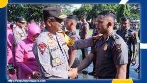 160 Personel Polri dan 5 PNS Polda Gorontalo Naik Pangkat, Ini Pesan Kapolda