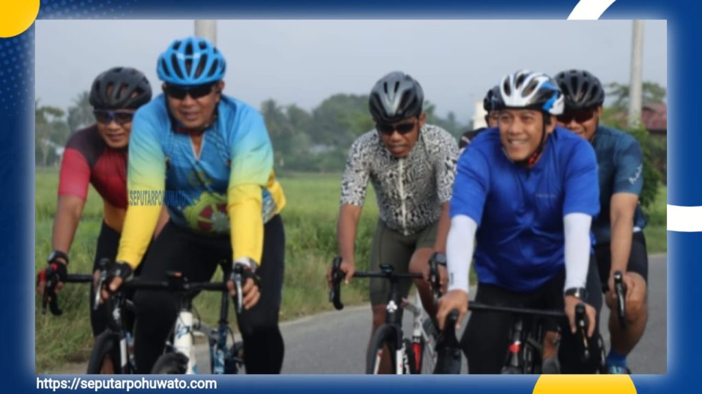 Lewat Gowes Bersama, Wakapolda Gorontalo Ajak Anggota Jaga Kebugaran dan Soliditas
