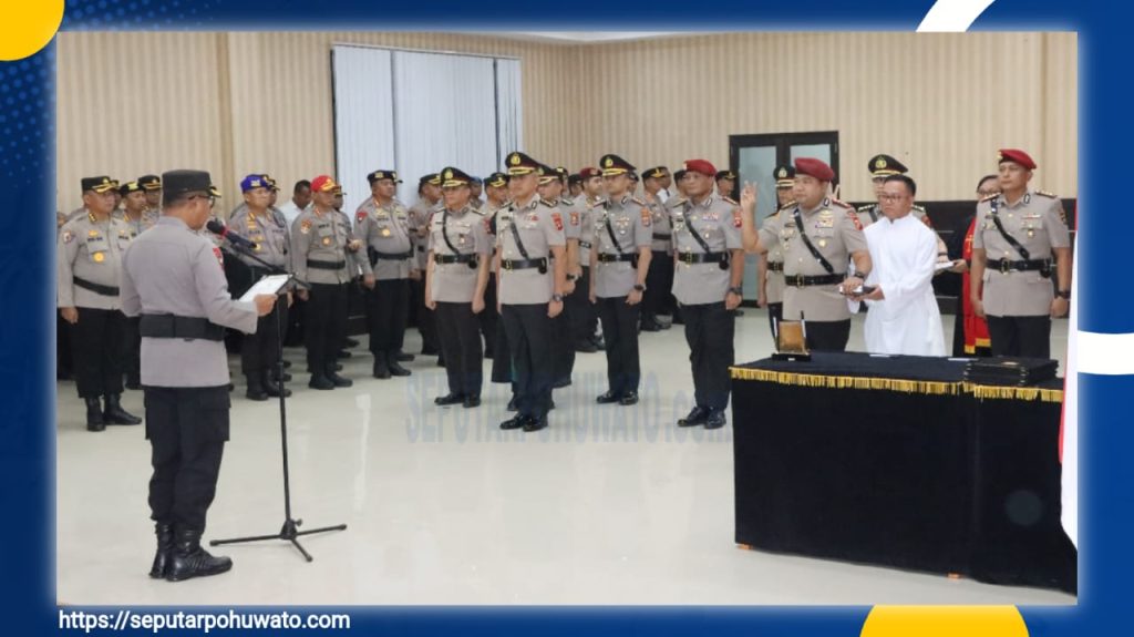 Kapolda Gorontalo Irjen Pudji Prasetijanto Hadi Pimpin Sertijab, Pejabat Baru Diminta Segera Beradaptasi