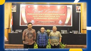 KPU Pohuwato Siapkan Bukti dan Jawaban dalam Rakor Penyelesaian Sengketa Pemilu di MK