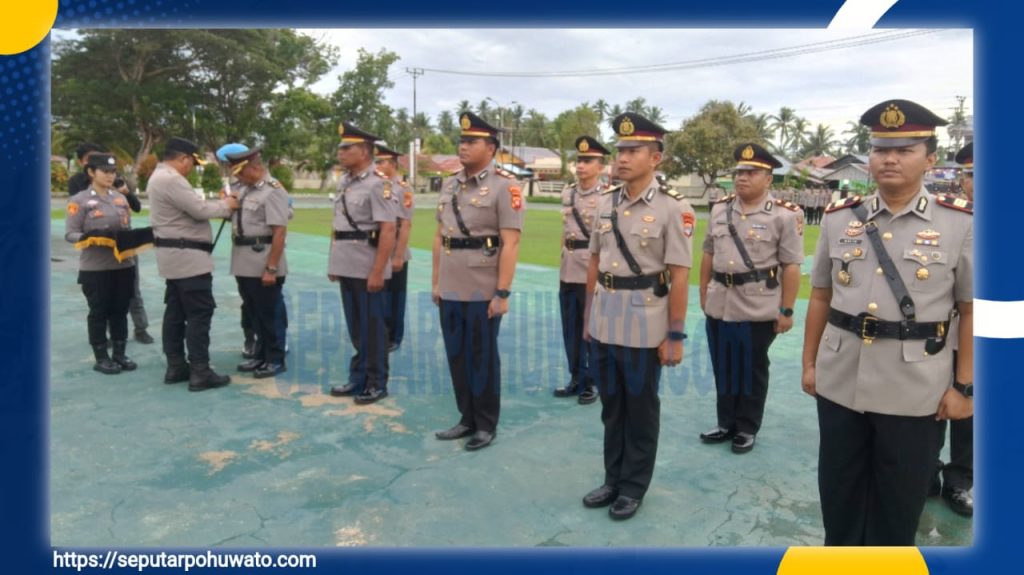 Sertijab Polres Pohuwato, Dari Kabag Ops hingga Kasat Reskrim Berganti