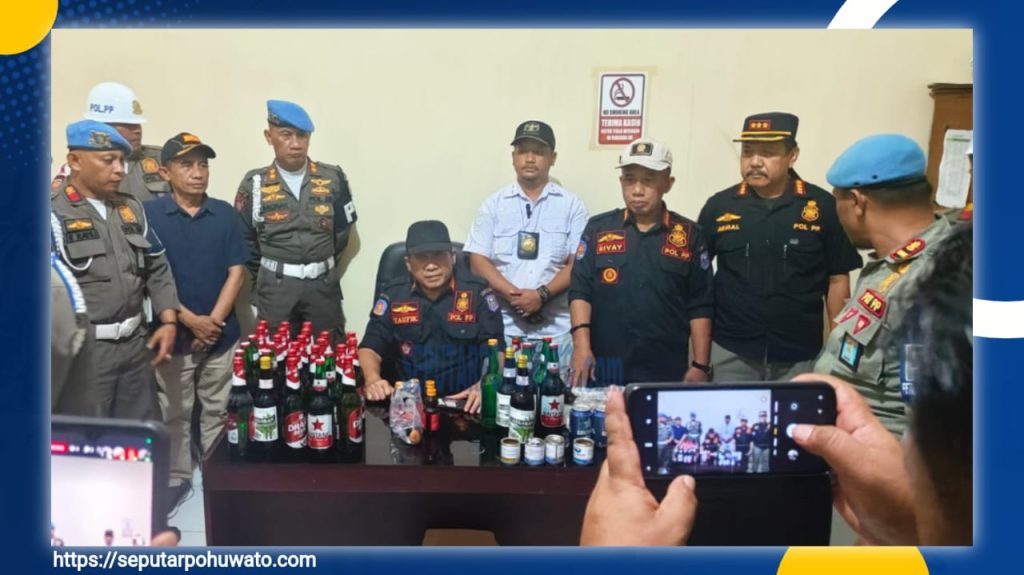 Operasi Gabungan Satpol-PP, 10 Wanita dan 7 Pria Tanpa KTP Diamankan di Pohuwato