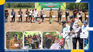 Dukung Asta Cita Presiden, Polres Pohuwato Ikut Tanam Jagung Satu Juta Hektare