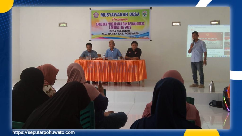APBDes 2025 Desa Bulangita Disahkan, Kades Fendi Diange Harap Dukungan Warga