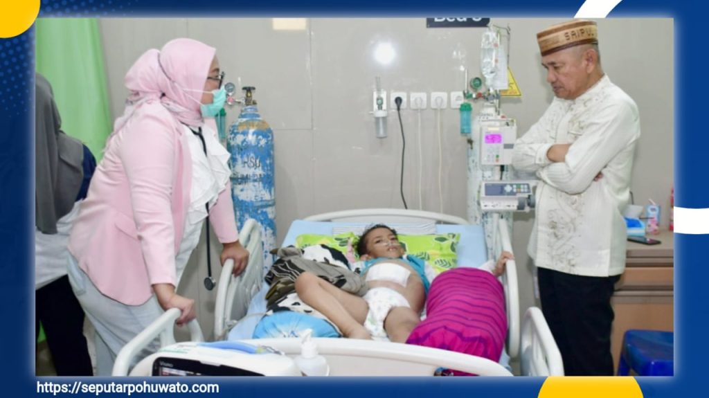 Bupati Saipul Mbuinga Komitmen Bantu Pengobatan Ibrahim Adzriel Rafif Kurune Hingga Tuntas