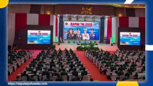Brigjen TNI Hari Pahlawantoro Ikuti Rapim TNI-Polri 2025, Bahas Strategi Keamanan Nasional