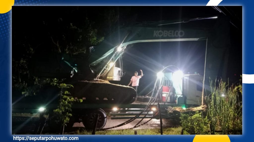 Kodim 1313 Pohuwato Hentikan Aktivitas Alat Berat di Lokasi PETI Bulangita
