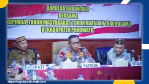 Jelang Ramadhan, Kapolda Irjen Pol Pudji Prasetyo Hadi Tatap Muka dengan Forkopimda Pohuwato