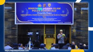Isra Mi’raj 1446 H, Kapolda Gorontalo Irjen Pol Pudji Prasetijanto Hadi Ajak Personel Tingkatkan Ketakwaan