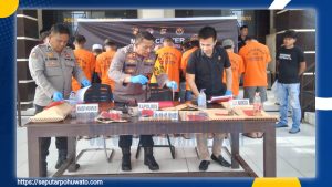 Polres Pohuwato Sita 107 Paket Narkoba, 12 Tersangka Ditangkap