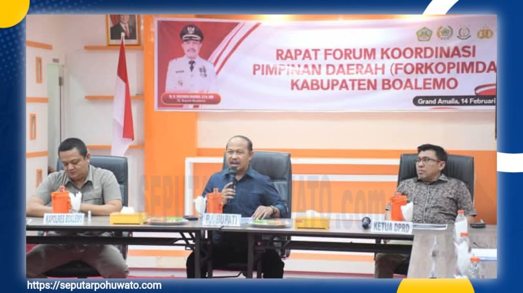 Bahas Isu Penambangan Emas dan Wabah Malaria, Pemkab Boalemo dan Forkopimda Fokus Cari Solusi