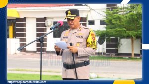 Gelar Upacara Hari Kesadaran Nasional, Kapolres Pohuwato Tekankan Profesionalisme dan Kamtibmas