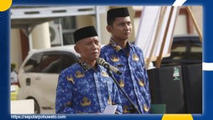 Perdana Pimpin Apel Korpri, Wabup Iwan Adam Minta ASN Lebih Profesional dan Berorientasi Pelayanan