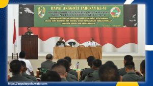 Korem 133/NW Gelar RAT Primkop Kartika Barakati Jaya, Kapten Chk Soewito Ishak Terpilih Jadi Ketua