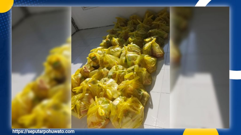 Aksi Peduli Ramadan, Rakyat Penambang Pohuwato Bantu 200 Kaum Duafa