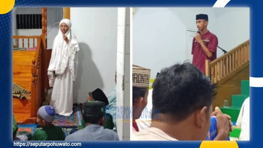 SMP Negeri 1 Lemito Didik Siswa Berjiwa Sosial dengan Berbagi Sembako dan Kultum di Masjid