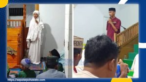 SMP Negeri 1 Lemito Didik Siswa Berjiwa Sosial dengan Berbagi Sembako dan Kultum di Masjid