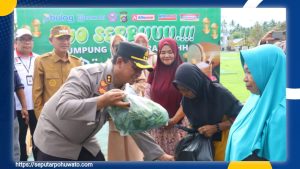 Dukung Asta Cita, Polres Pohuwato Jadikan Pekarangan sebagai Sumber Pangan Gratis
