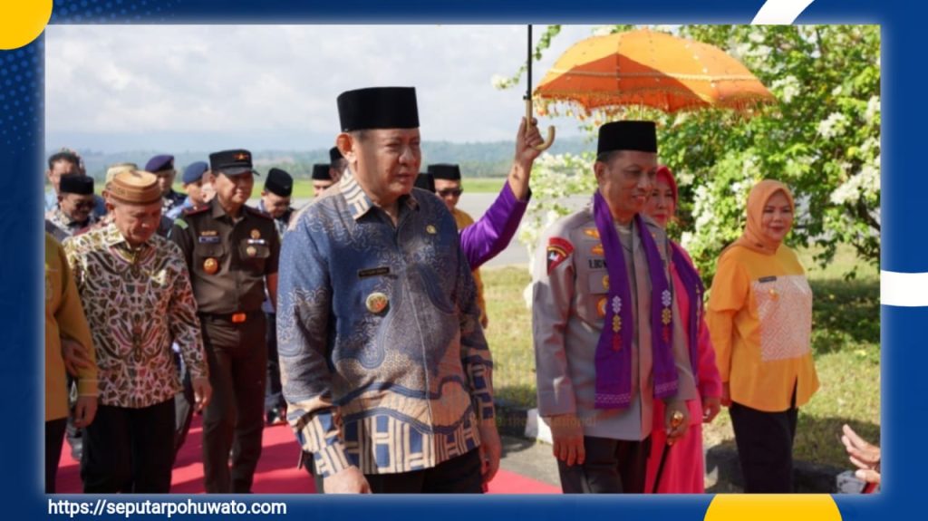 Bupati Saipul Mbuinga Sambut Kapolda Gorontalo Baru, Siap Bersinergi Jaga Keamanan Daerah