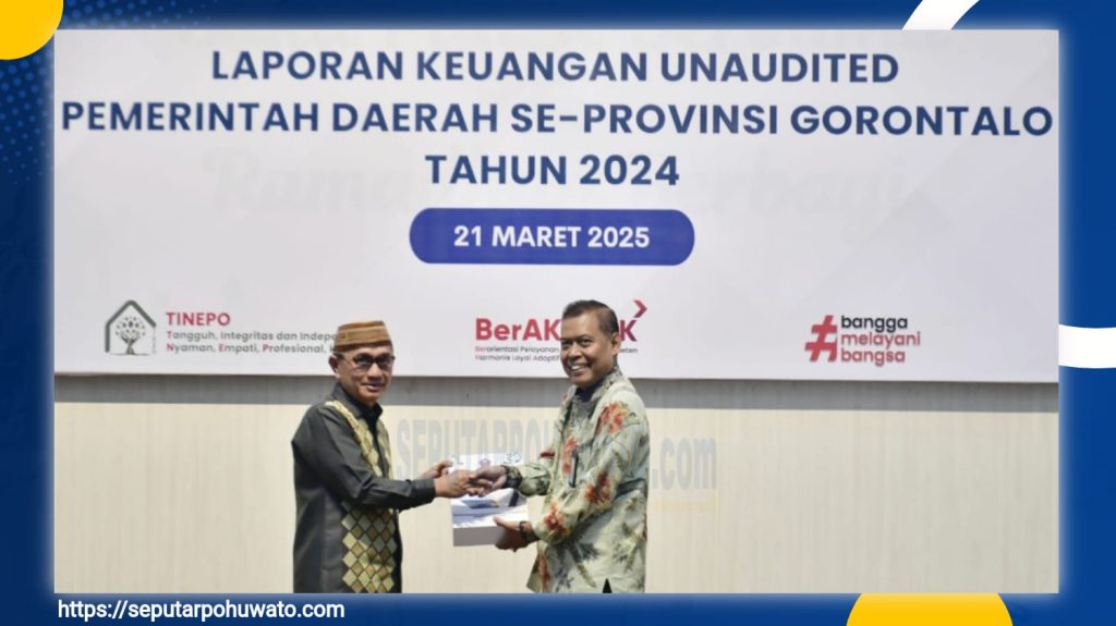 Serahkan LKPD 2024 ke BPK Gorontalo, Bupati Saipul Mbuinga Targetkan Opini WTP