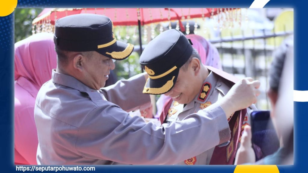 Pedang Pora dan Adat Mopotilolo Warnai Penyambutan AKBP Busroni di Polres Pohuwato
