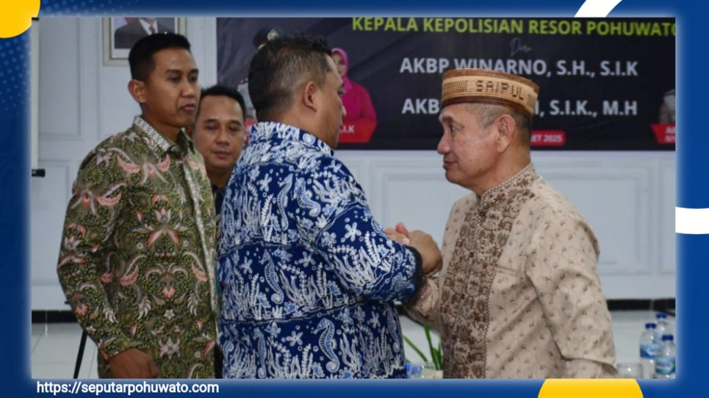 Pisah Sambut Kapolres Pohuwato, Bupati Saipul Ucapkan Terima Kasih atas Pengabdian AKBP Winarno