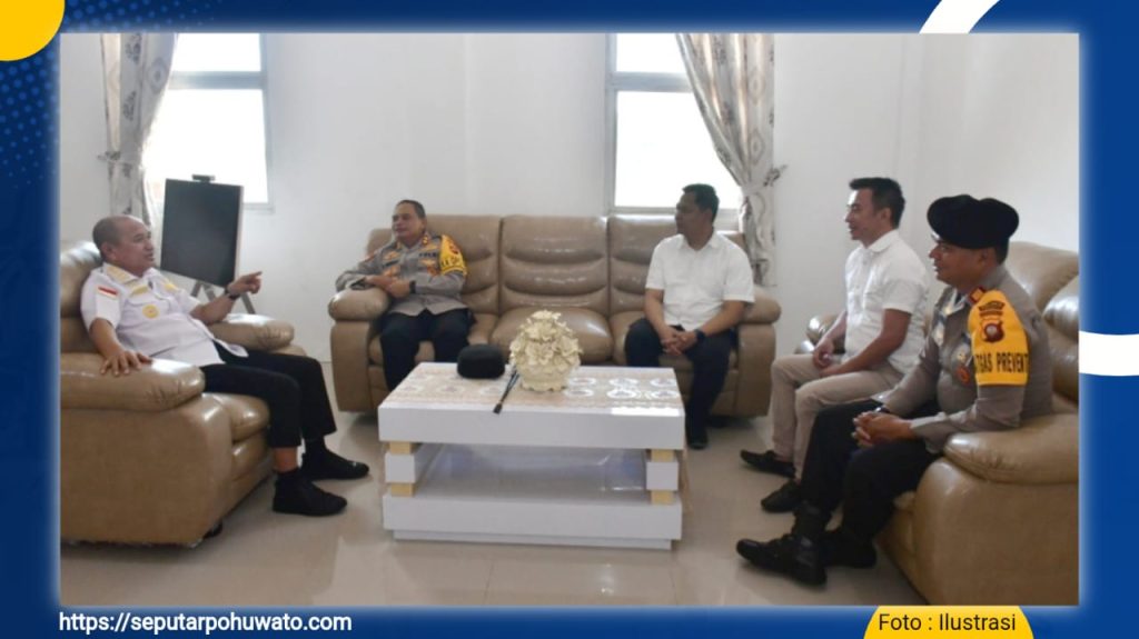 Jalur Lintas Sulawesi Jadi Perhatian, Kapolres AKBP Busroni Temui Bupati Saipul Mbuinga