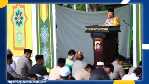 Kembali Jadi Khatib Shalat Idul Fitri di Mako Polres, AKBP Busroni Beri Pesan Penuh Makna