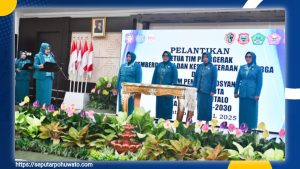 Selvi Mbuinga Monoarfa Resmi Dilantik Jadi Ketua TP PKK dan Ketua Tim Pembina Posyandu Pohuwato