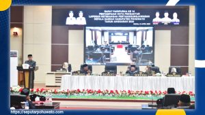 DPRD Pohuwato Gelar Paripurna LKPJ, Bupati Saipul Mbuinga Laporkan Kinerja Tahun Terakhir Pemerintahan SMS
