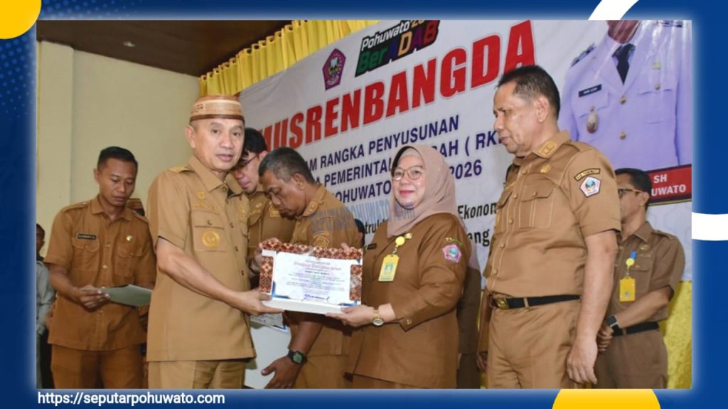 Dorong Semangat Inovasi, Pemkab Pohuwato Beri Apresiasi Kepada OPD Berkinerja Baik