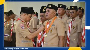 Ketua Mabicab Kukuhkan Pengurus dan LPK Kwarcab Pramuka Pohuwato Masa Bakti 2024–2029