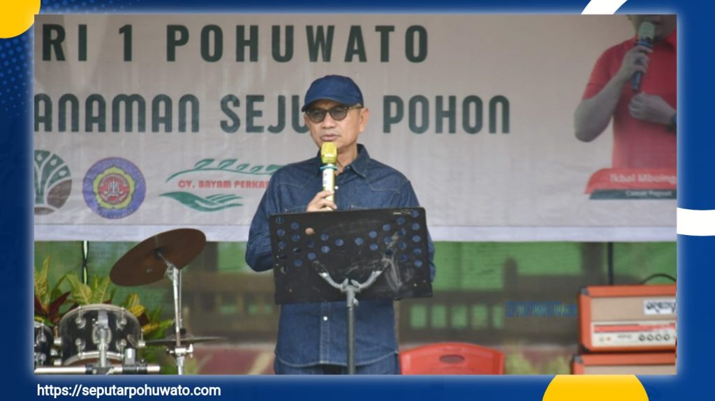 Bupati Saipul Mbuinga: Gerakan Tanam Pohon MTsN 1 Pohuwato Layak Dicontoh