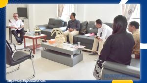 Bahas Penguatan Program Penanggulangan HIV dan AIDS, Tim Monitoring KPA Provinsi Disambut Wabup Iwan Adam