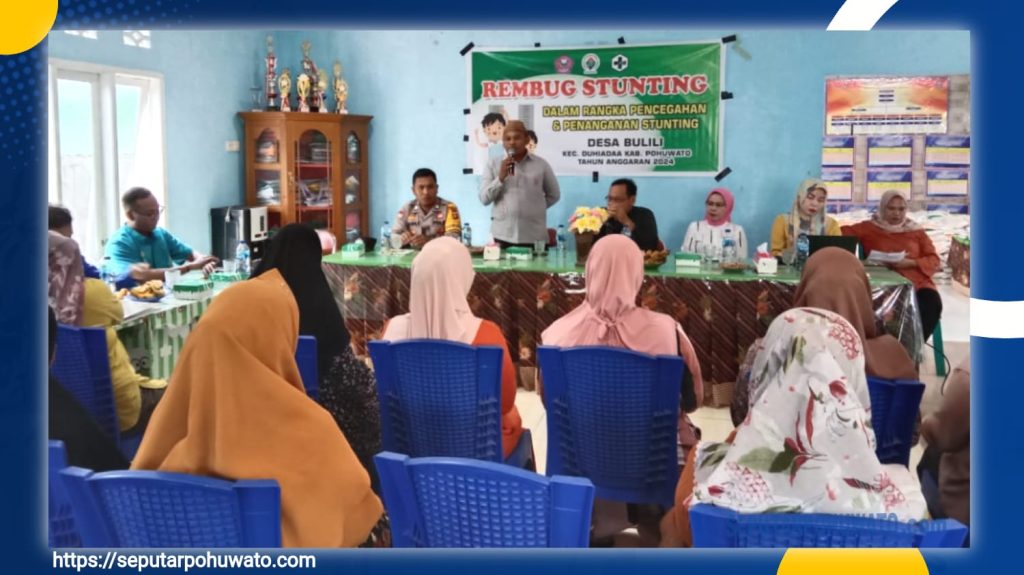 Desa Bulili Fokus Tangani Stunting, Gelar Rembug dengan Pemerintah Kecamatan dan Kader Kesehatan