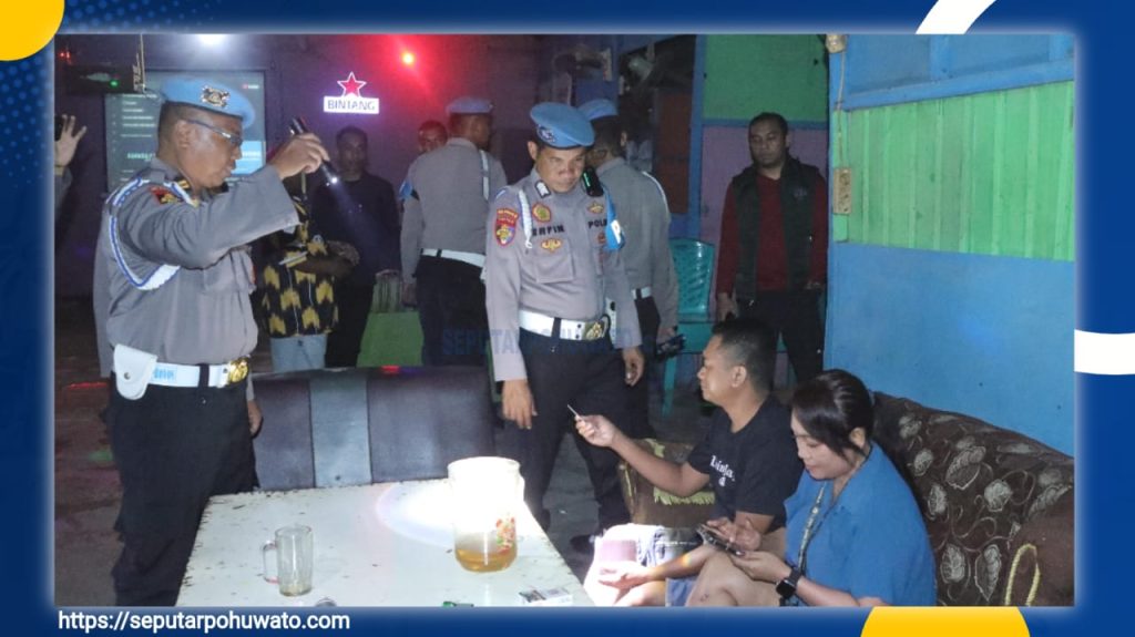Jaga Citra Polri, Propam Polda Gorontalo Razia Tempat Hiburan Malam
